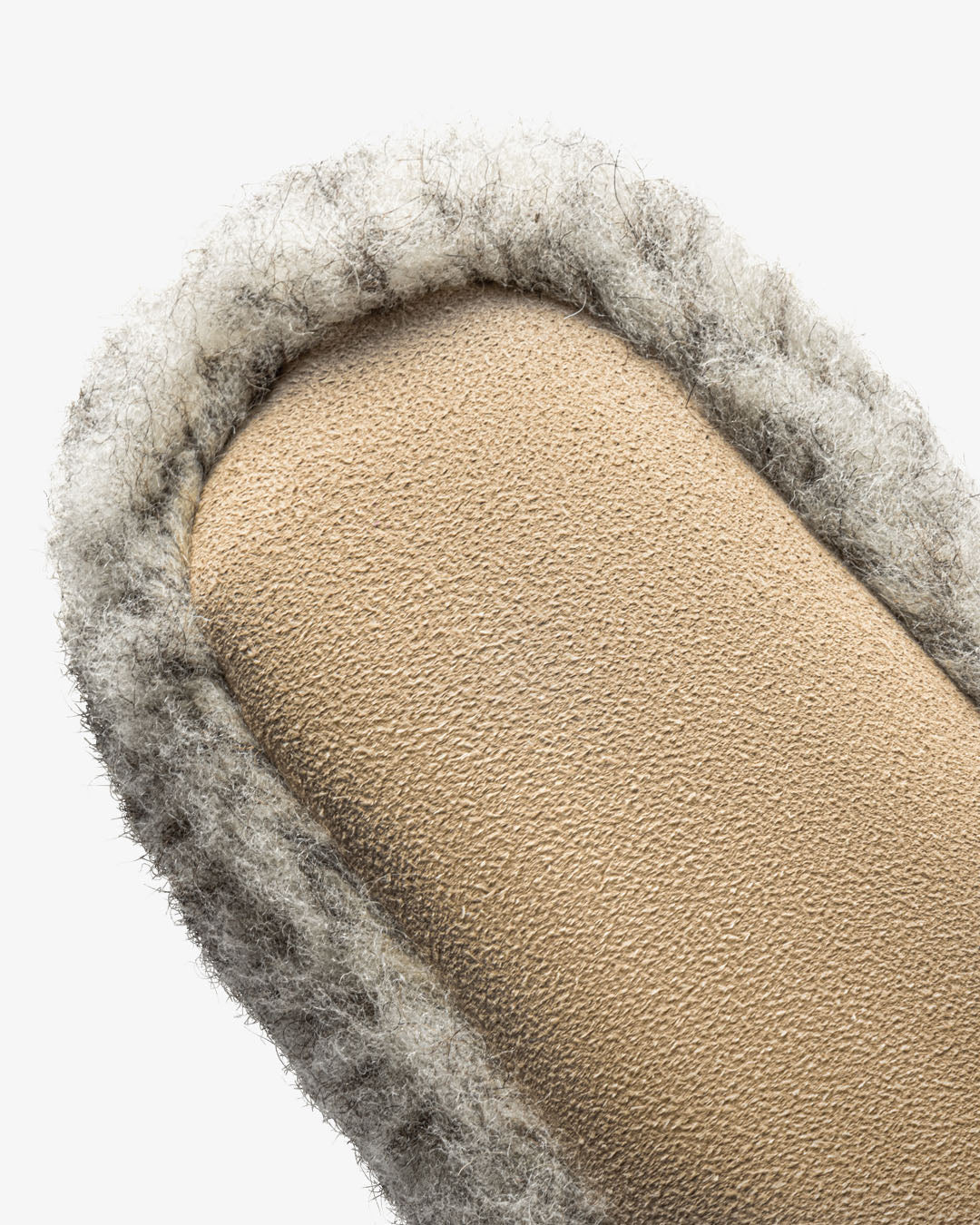 Ulltøfler - Lys Grå (Høy Modell)