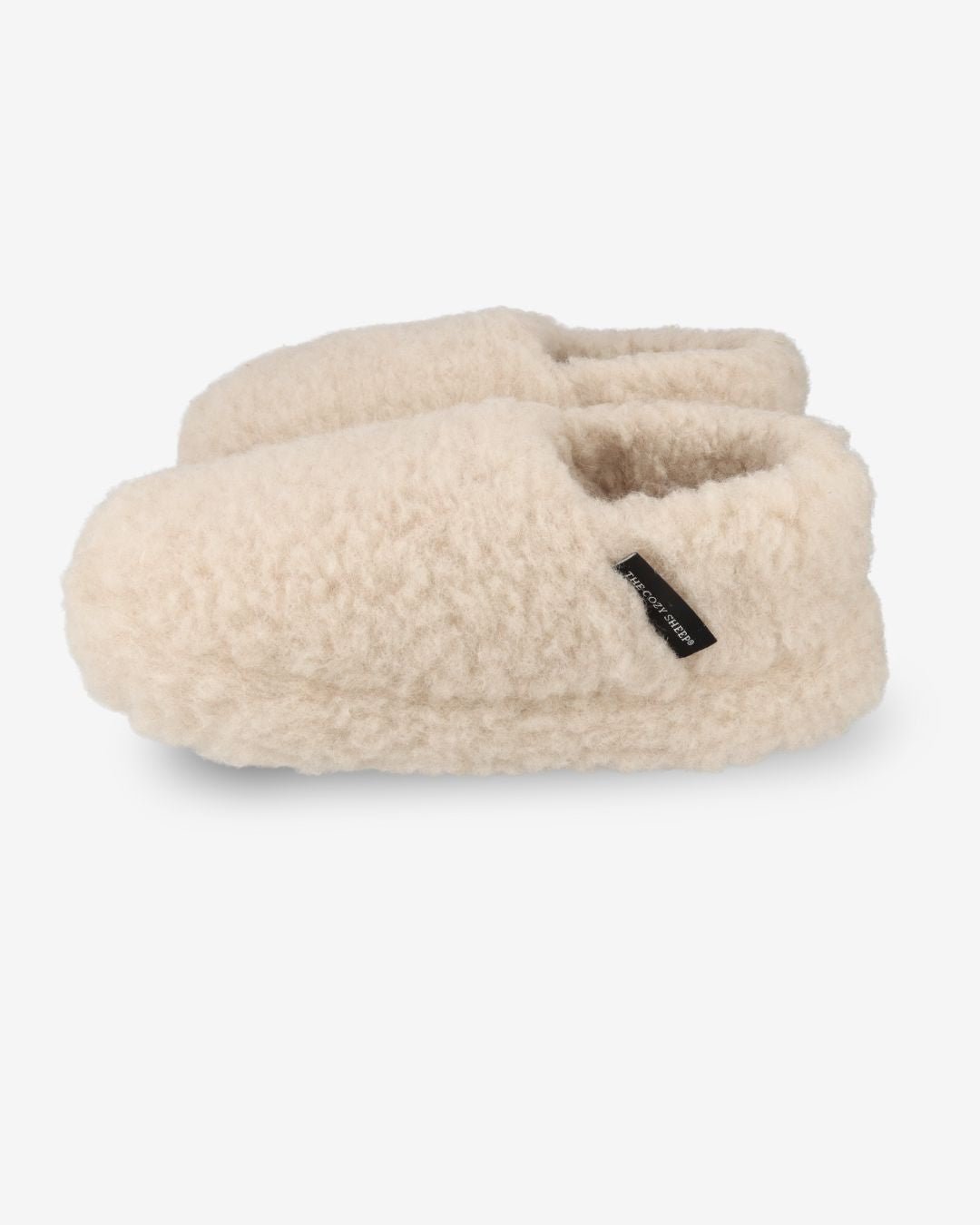 Hjemmesko i merinould – Beige - The Cozy Sheep