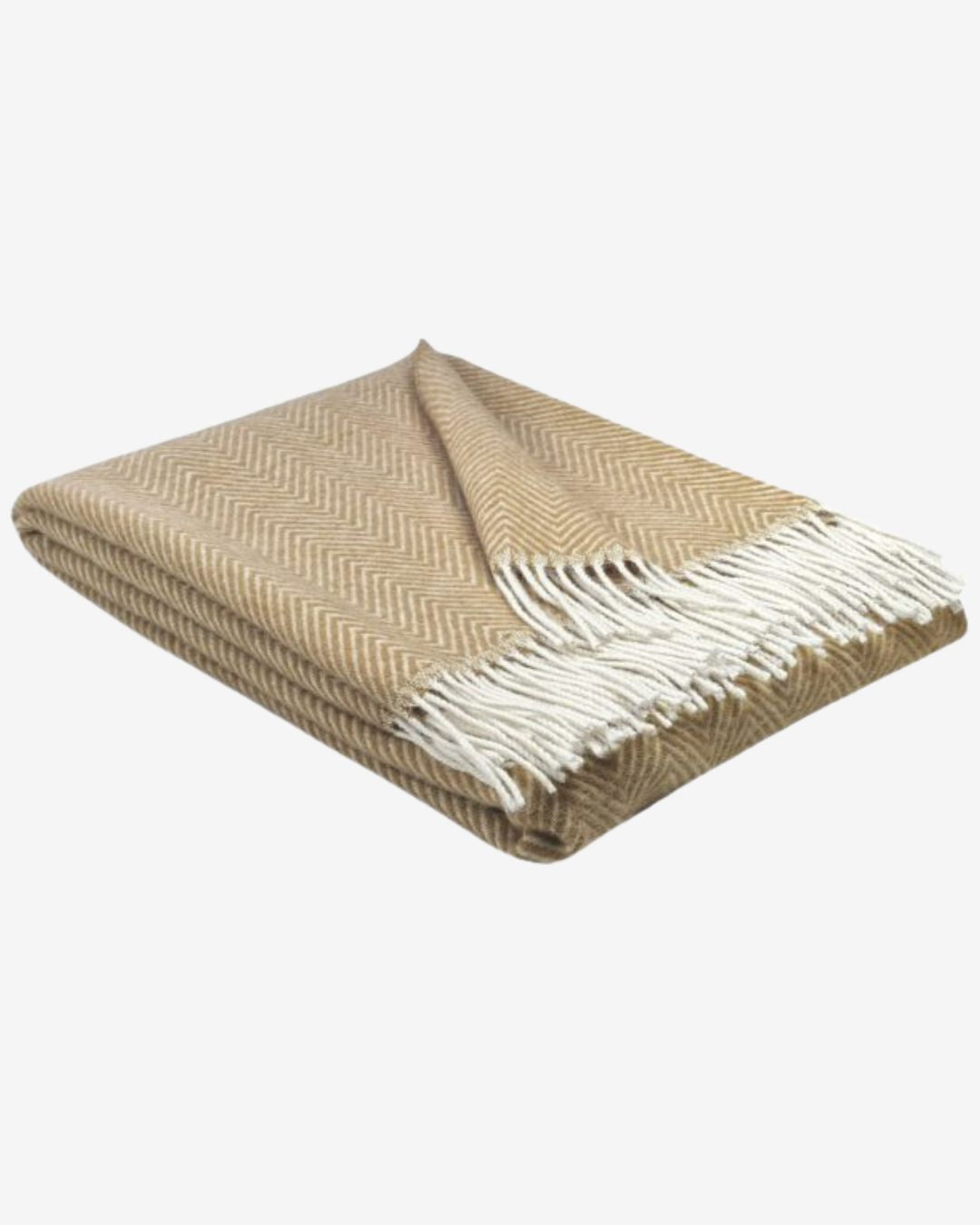 Ullpledd 140 x 200 cm - Beige