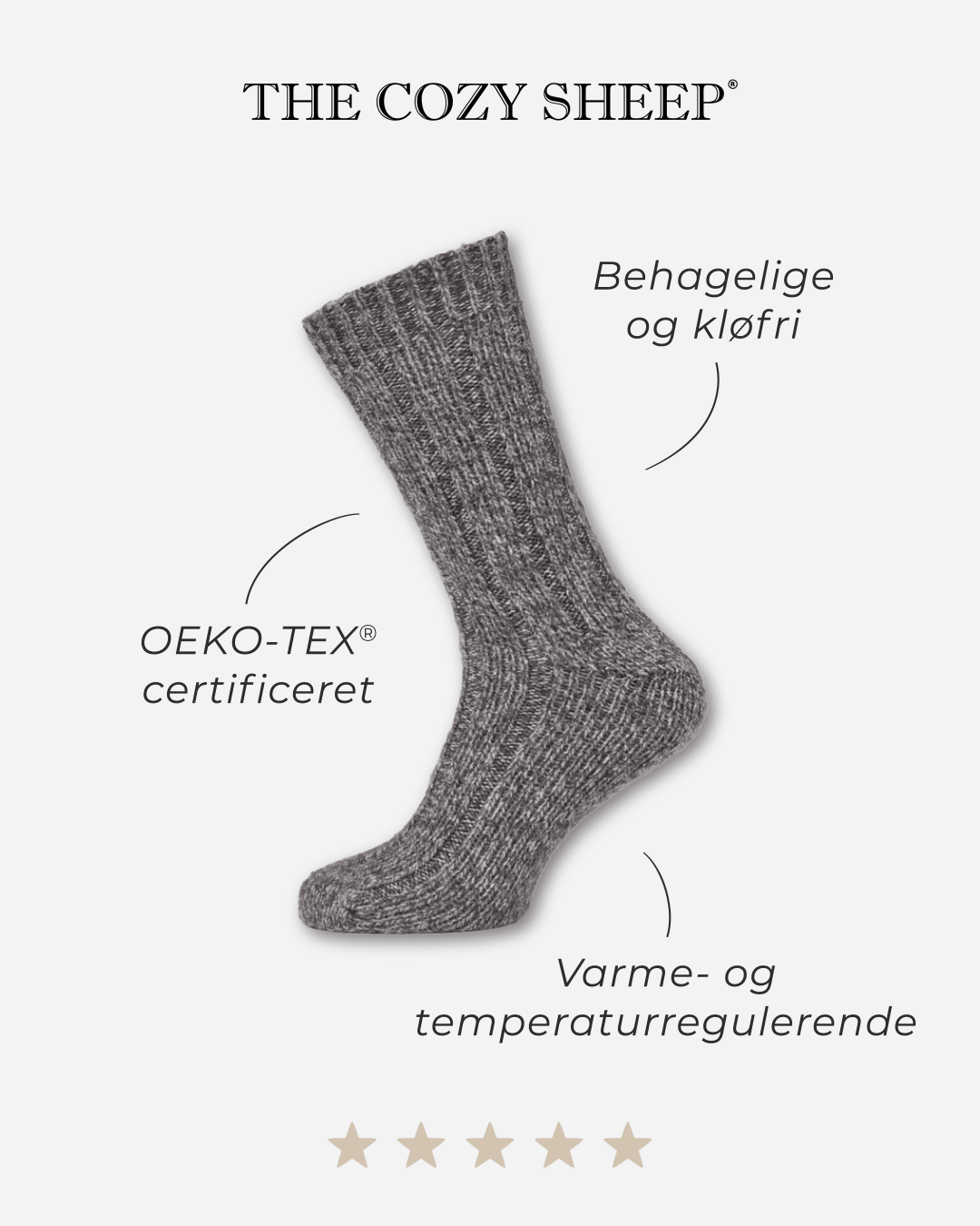 3 par tykke uldstrømper | Bland selv tilbud - The Cozy Sheep